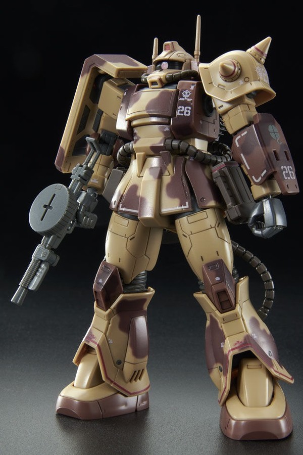 MS-06D Zaku Desert Type (Double Antenna Type), Kidou Senshi Gundam: The Origin MSD, Bandai Spirits, Model Kit, 1/144