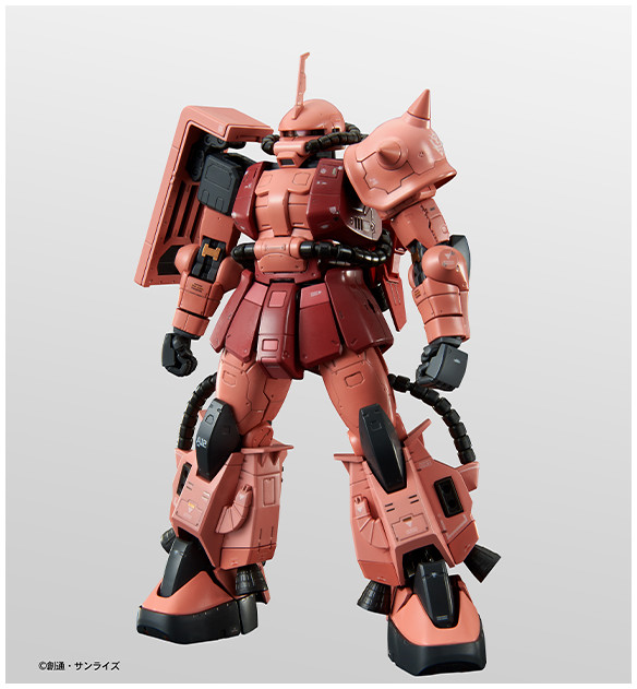 MS-06R-1A Char Aznable's Zaku II High Mobility Type (Team Monstre Custom), Gundam Build Real, Bandai Spirits, Model Kit, 1/144