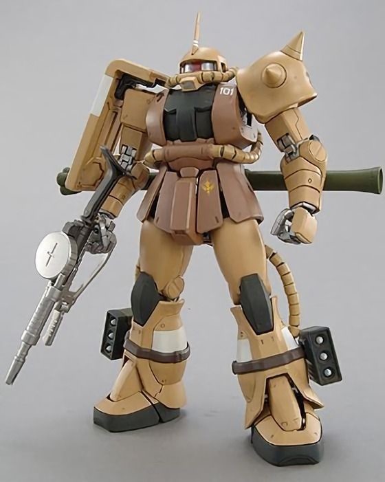 MS-06J Zaku II Ground Type (Desert Color Katsumi Kawaguchi Produce Specification), MSV, Bandai, Model Kit, 1/100