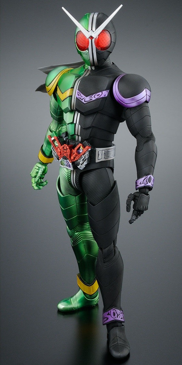 Kamen Rider Double Cyclone Joker, Kamen Rider W, Bandai Spirits, Model Kit, 1/8