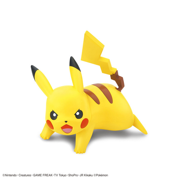 Pikachu (Battle Pose), Pocket Monsters, Bandai Spirits, Model Kit