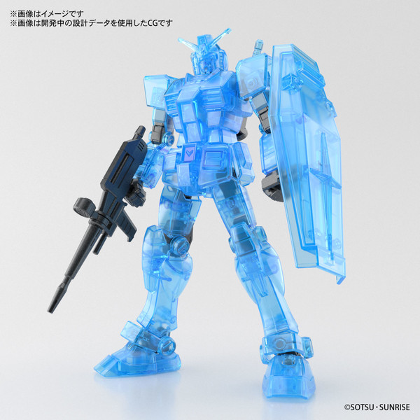 RX-78-2 Gundam (Clear Blue), Kidou Senshi Gundam, Bandai Spirits, Model Kit, 1/144