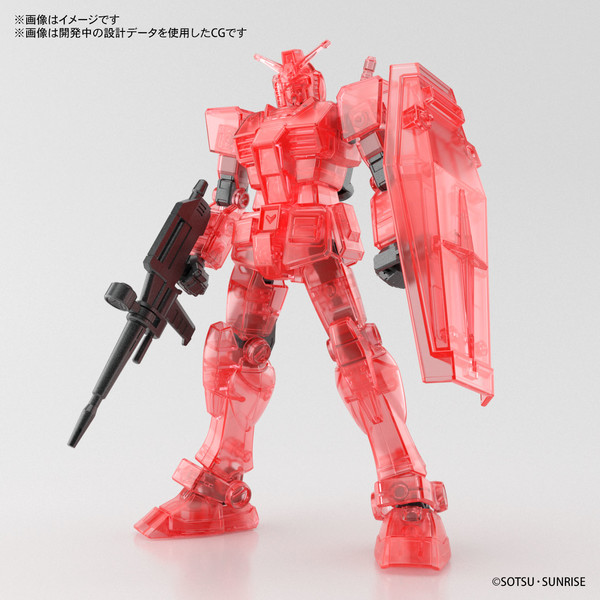 RX-78-2 Gundam (Clear Red), Kidou Senshi Gundam, Bandai Spirits, Model Kit, 1/144