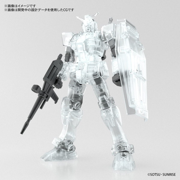 RX-78-2 Gundam (Clear White), Kidou Senshi Gundam, Bandai Spirits, Model Kit, 1/144