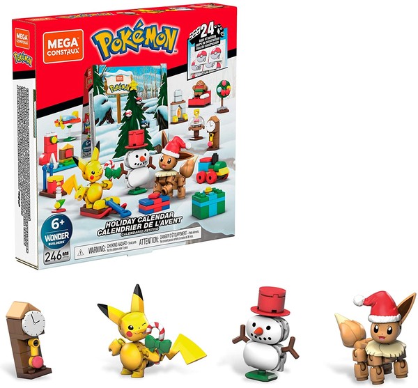 Pikachu (Holiday Calendar), Pocket Monsters, Mattel, Mega Brands Inc., Model Kit