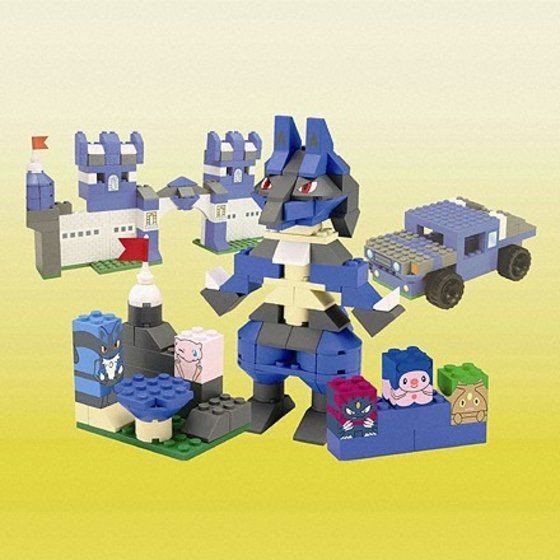 Lucario, Gekijouban Pocket Monsters Advanced Generation Mew To Hadou No Yuusha Lucario, Bandai, Mega Bloks Inc., Model Kit