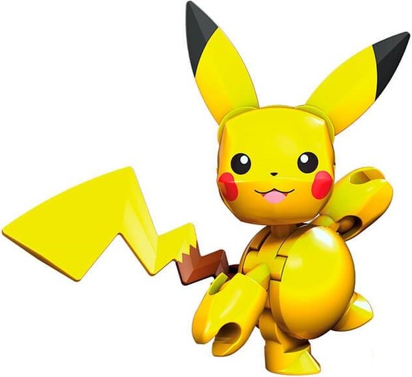 Pikachu (Let's Go Building Box), Pocket Monsters, Mattel, Mega Brands Inc., Model Kit