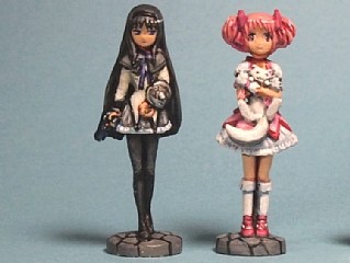 Kaname Madoka, Kyuubey, Mahou Shoujo Madoka☆Magica, Aurora Model, Model Kit, 1/48