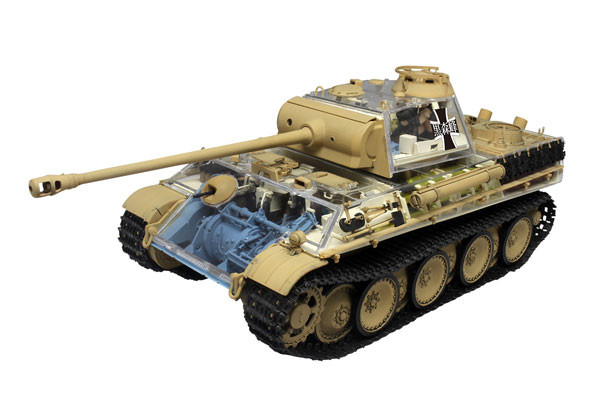 Panther Ausf.G (Kuromorimine Girls` High School with Full Interior & Crew), Girls Und Panzer, Platz, Model Kit, 1/35, 4905702743001