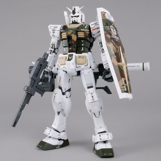 FF-X7 Core Fighter, RX-78-2 Gundam (AAPE GRN-CAMO), Kidou Senshi Gundam, Bandai, Model Kit, 1/100