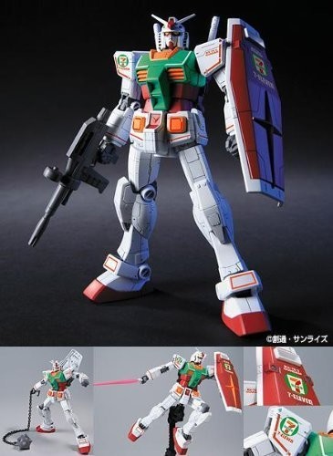 RX-78-2 Gundam (G30th 7-eleven Color), Kidou Senshi Gundam, Bandai, Model Kit, 1/144