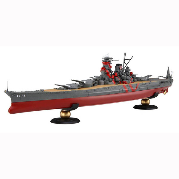 Yamato-class Training Ship Musashi, High School Fleet, Fujimi, Model Kit, 1/700, 4968728460086