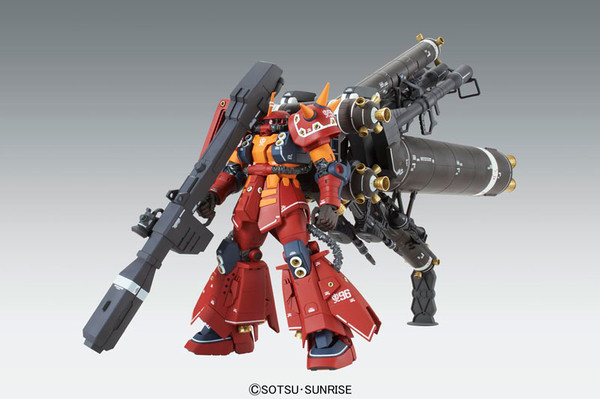 MS-06R Zaku High Mobility Type (Reuse "P" Device), Kidou Senshi Gundam Thunderbolt, Bandai, Model Kit, 1/100, 4549660094319