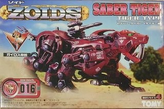 EZ-016 Saber Tiger (New Japanese Release (NJR)), Zoids, Takara Tomy, Model Kit