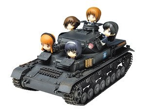 PzKpfw.IV Ausf.D (Team Ankou w/Deformed Team Ankou (Panzer Jacket )), Girls Und Panzer, Girls Und Panzer Der Film, Platz, Model Kit, 1/35, 4545782034592