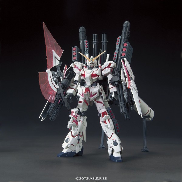 RX-0 Full Armor Unicorn Gundam, RX-0 Unicorn Gundam (Destroy Mode, Red Psycoframe), Kidou Senshi Gundam UC, Bandai, Model Kit, 1/144