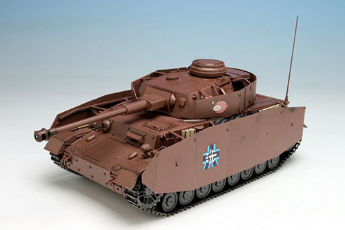 IV Tank Ausf. D Kai (H Class Type) Ankou Team Gekijouban Desu! Plastic Model, Girls Und Panzer, Platz, Model Kit, 1/35, 4545782034110