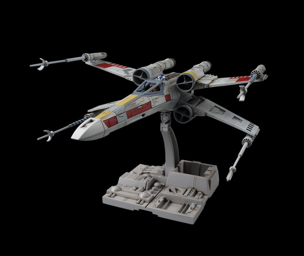 X-Wing Starfighter, Star Wars, Bandai, Model Kit, 1/72