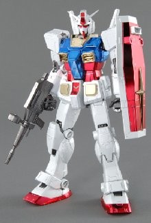 RX-78-2 Gundam (Titanium Finish), Kidou Senshi Gundam, Bandai, Model Kit, 1/100
