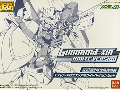 GN-001 Gundam Exia (White), Kidou Senshi Gundam 00, Bandai, Model Kit, 1/144