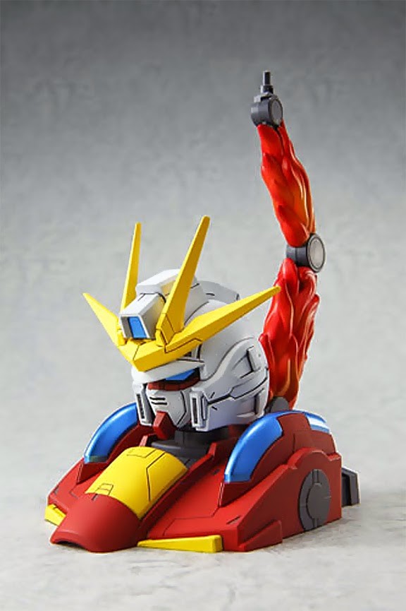 BG-011B Build Burning Gundam, Gundam Build Fighters Try, Bandai, Ascii Media Works, Model Kit, 1/48