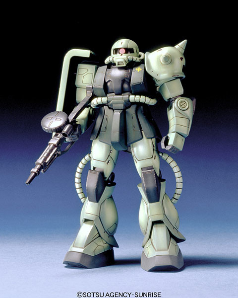 MS-06J Zaku II Ground Type, MS-06JC Zaku II, Kidou Senshi Gundam: Dai 08 MS Shotai, Bandai, Model Kit, 1/144