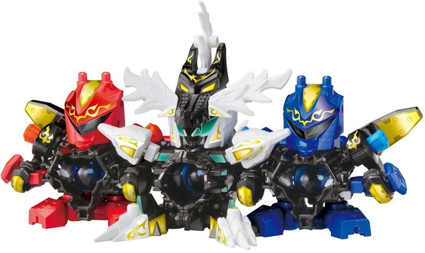 Triple=Gillusion (Standard Color), Cross Fight B-Daman ES, Takara Tomy, Model Kit, 1/1