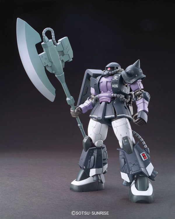 MS-06R-1A Zaku II High Mobility Type (Black Tri-Stars) (Ortega), Kidou Senshi Gundam: The Origin, Kidou Senshi Gundam: The Origin: Blue-eyed Casval, Bandai, Model Kit, 1/144
