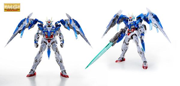 GN-0000 00 Gundam, GN-0000+GNR-010 00 Raiser, GNR-010 0 Raiser (Clear Color), Kidou Senshi Gundam 00, Bandai, Model Kit, 1/100