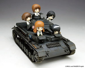 Panzerkampfwagen IV Ausf. D (-Anko Team - `w/Petit Anko Team Limited Edition`), Girls Und Panzer, Platz, Model Kit, 1/35, 4545782026887