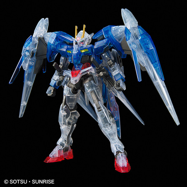 GN-0000 00 Gundam, GN-0000+GNR-010 00 Raiser, GNR-010 0 Raiser (Clear Color), Kidou Senshi Gundam 00, Bandai, Model Kit, 1/144