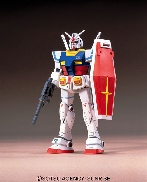 RX-78-2 Gundam, Kidou Senshi Gundam, Bandai, Model Kit, 1/144