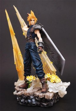 Cloud Strife, Final Fantasy VII, Square Enix, Pre-Painted