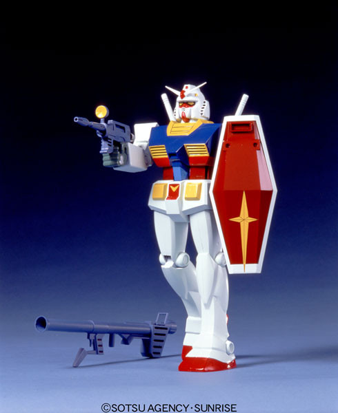 RX-78-2 Gundam, Kidou Senshi Gundam, Bandai, Model Kit, 1/100