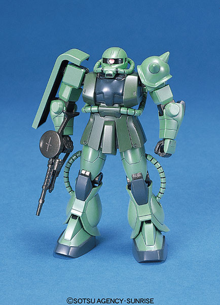 MS-06F Zaku II, Kidou Senshi Gundam, Bandai, Model Kit, 1/144