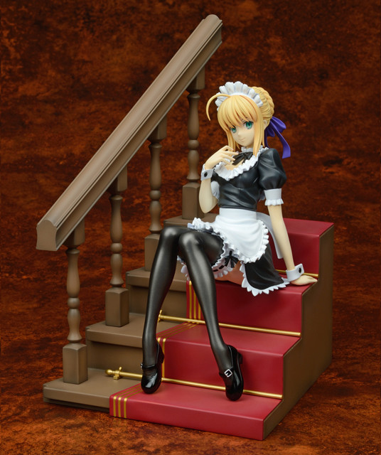 Altria Pendragon (Saber, Mousou Maid), Fate/Hollow Ataraxia, PLUM, Pre-Painted, 1/7, 4582362381004