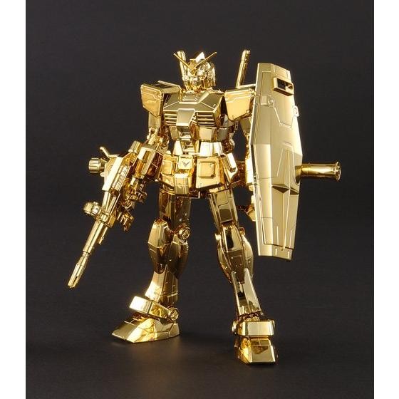 RX-78-2 Gundam (Premium Gold), Kidou Senshi Gundam, Bandai, Model Kit, 1/144