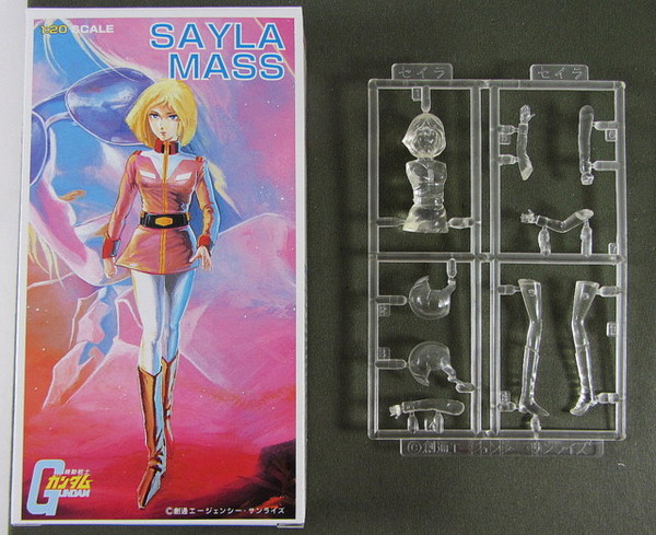 Sayla Mass (20th Anniversary Gundam Chara Colle Box), Kidou Senshi Gundam, Bandai, Model Kit, 1/20
