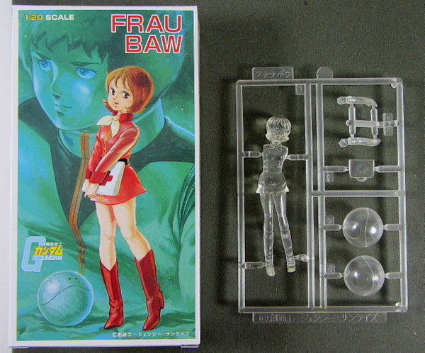 Frau Bow (20th Anniversary Gundam Chara Colle Box), Kidou Senshi Gundam, Bandai, Model Kit, 1/20