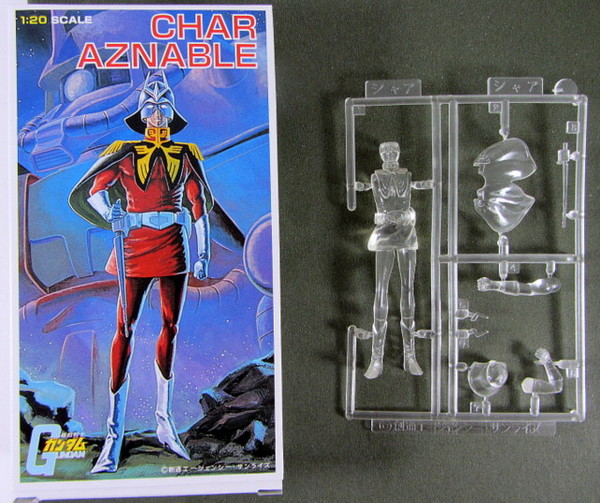 Char Aznable (20th Anniversary Gundam Chara Colle Box), Kidou Senshi Gundam, Bandai, Model Kit, 1/20