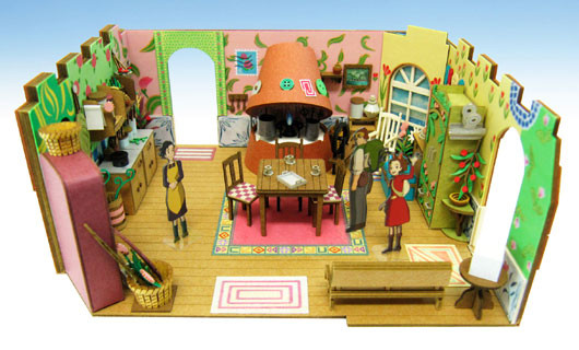 Arrietty`s House, Karigurashi No Arrietty, Sankei, Model Kit, 1/48