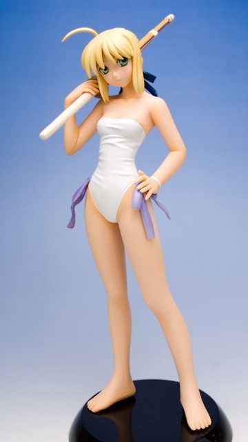 Saber (White Swimsuit), Fate/Stay Night, CLayz, Pre-Painted, 1/6