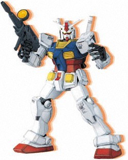 RX-78-2 Gundam, Kidou Senshi Gundam, Bandai, Model Kit, 1/24