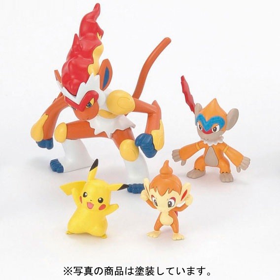 Goukazaru, Pocket Monsters Diamond & Pearl, Bandai, Model Kit