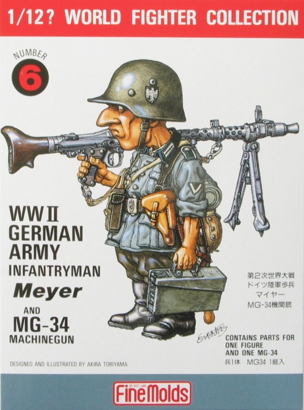 WW II German Army Infantryman - Meyer, Fine Molds, Model Kit