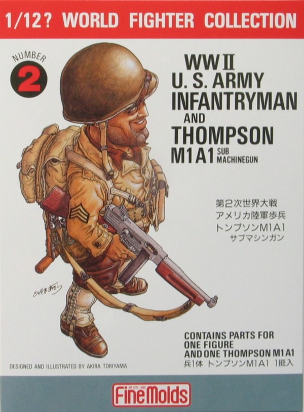 WW II U.S. Army Infantryman, Fine Molds, Model Kit