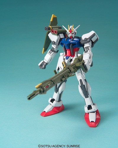 GAT-X105+AQM/E-X03 Launcher Strike Gundam, Kidou Senshi Gundam SEED, Bandai, Model Kit, 1/144