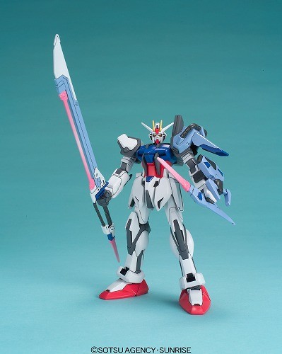 GAT-X105 Strike Gundam, GAT-X105+AQM/E-X02 Sword Strike Gundam, Kidou Senshi Gundam SEED, Bandai, Model Kit, 1/144