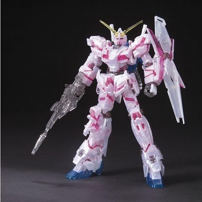 RX-0 Unicorn Gundam (Destroy Mode, NT-D Pearl Clear), Kidou Senshi Gundam UC, Bandai, Model Kit, 1/144
