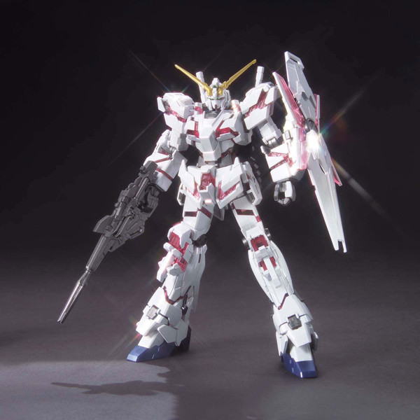 RX-0 Unicorn Gundam (Destroy Mode, Titanium Finish), Kidou Senshi Gundam UC, Bandai, Model Kit, 1/144